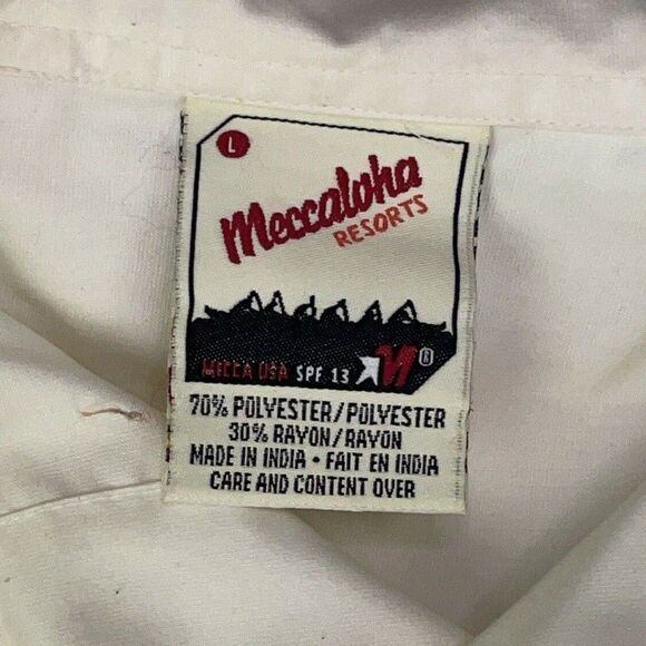 RARE - MECCALOHA RESORTS Aloha Naked Lady SPF 13 MECCA India Shirt Sz LARGE L - Picture 6 of 9